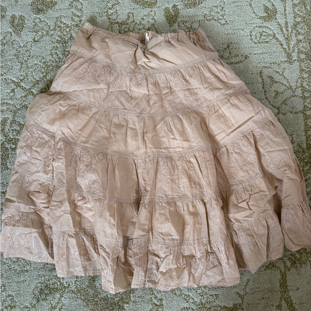 Fairy Cottage Core Midi Skirt